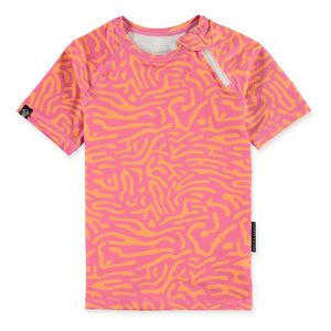 Beach & Bandits - Camiseta de protección solar Coral | Naranja
