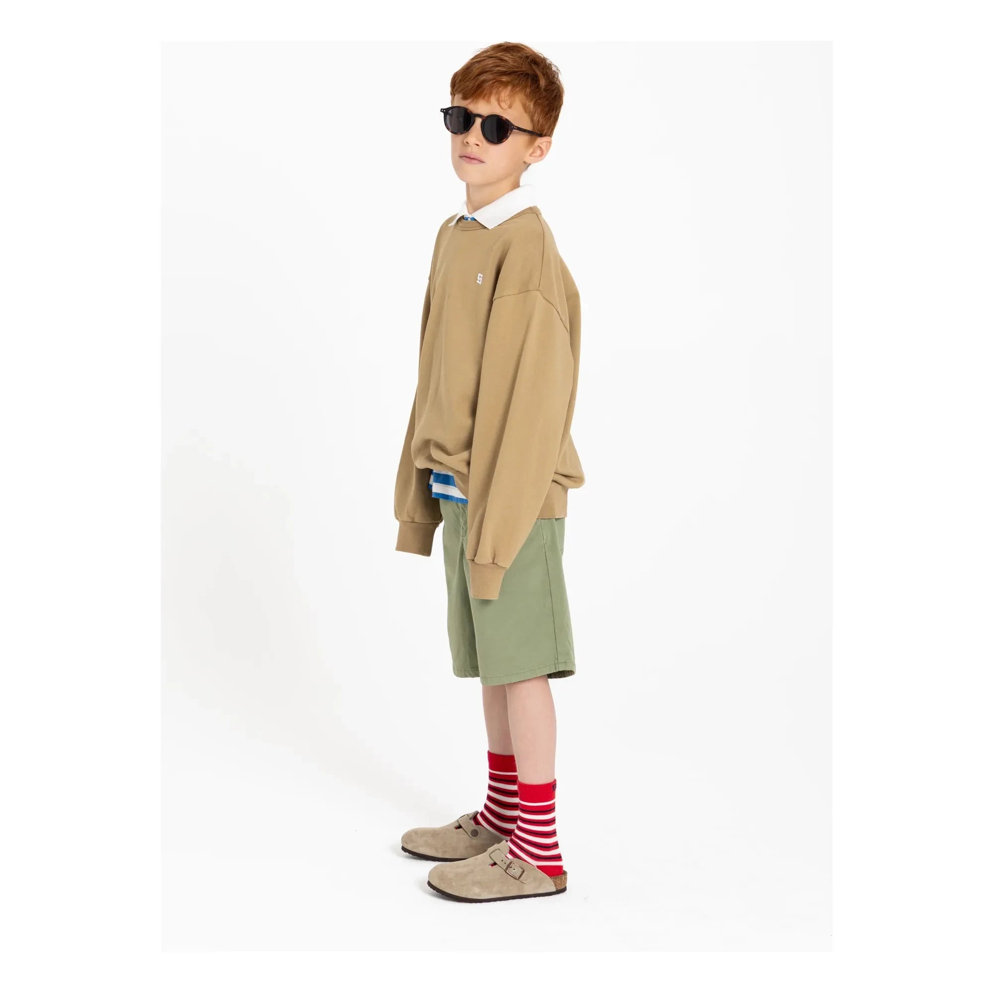Smallable Kid - Pantalones cortos chinos Skye | Caqui