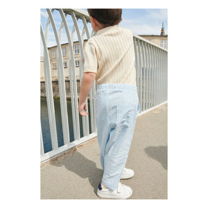Copenhagen Colors - Pantalones seersucker | Azul claro