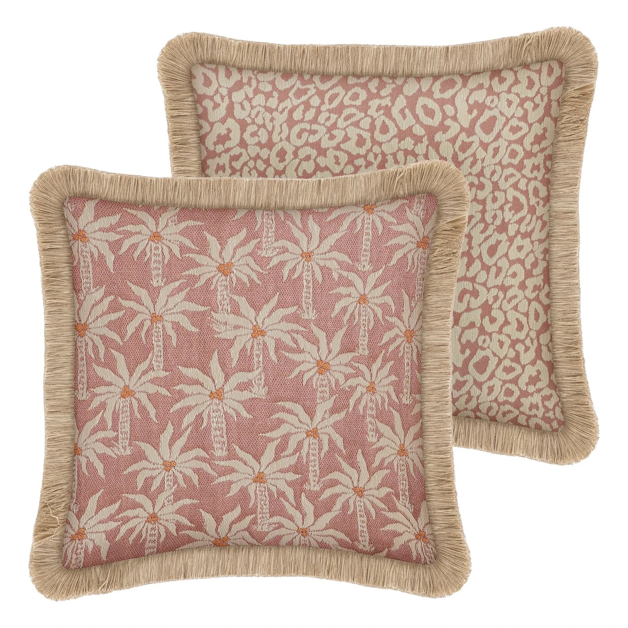 Funda de almohada Palais - Laura x Maya de doble cara | Rosa