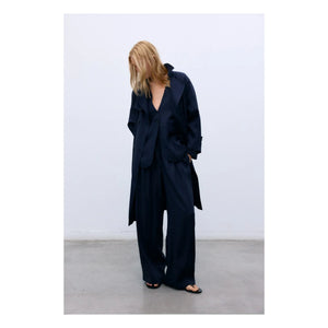 the new society - Melissa Pantalones de lino | Negro