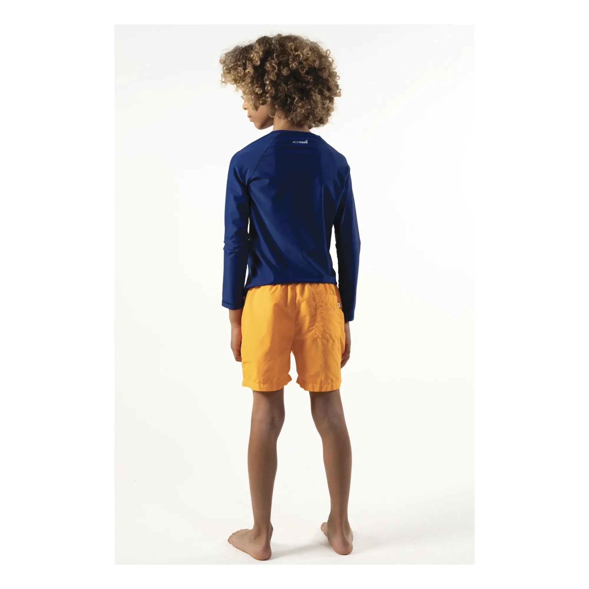 Sunchild - Camiseta Bigwave UV Korumalı | Azul Oscuro