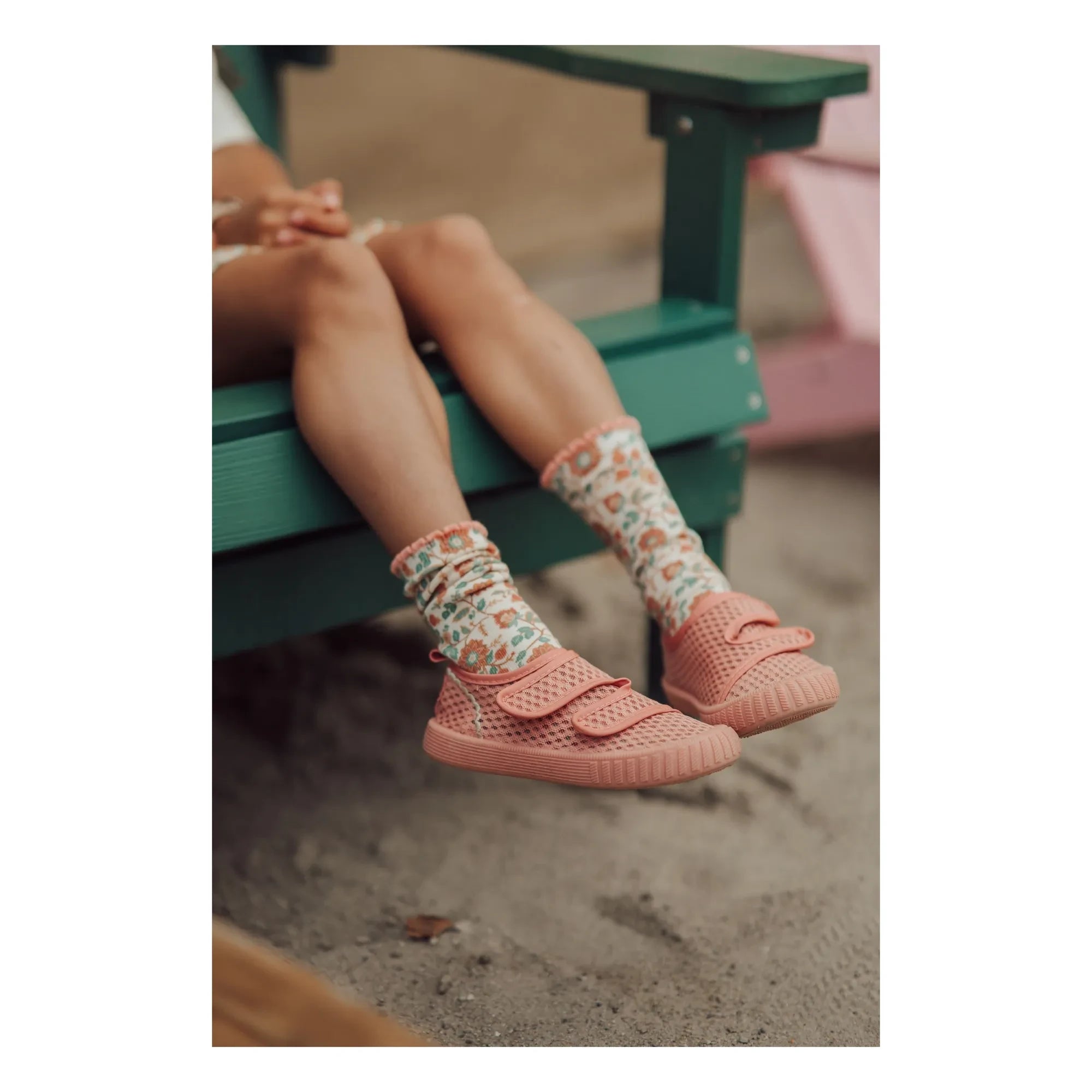 Grech & Co - Zapatillas de Fibra Reciclada Scratch Play | Rosa