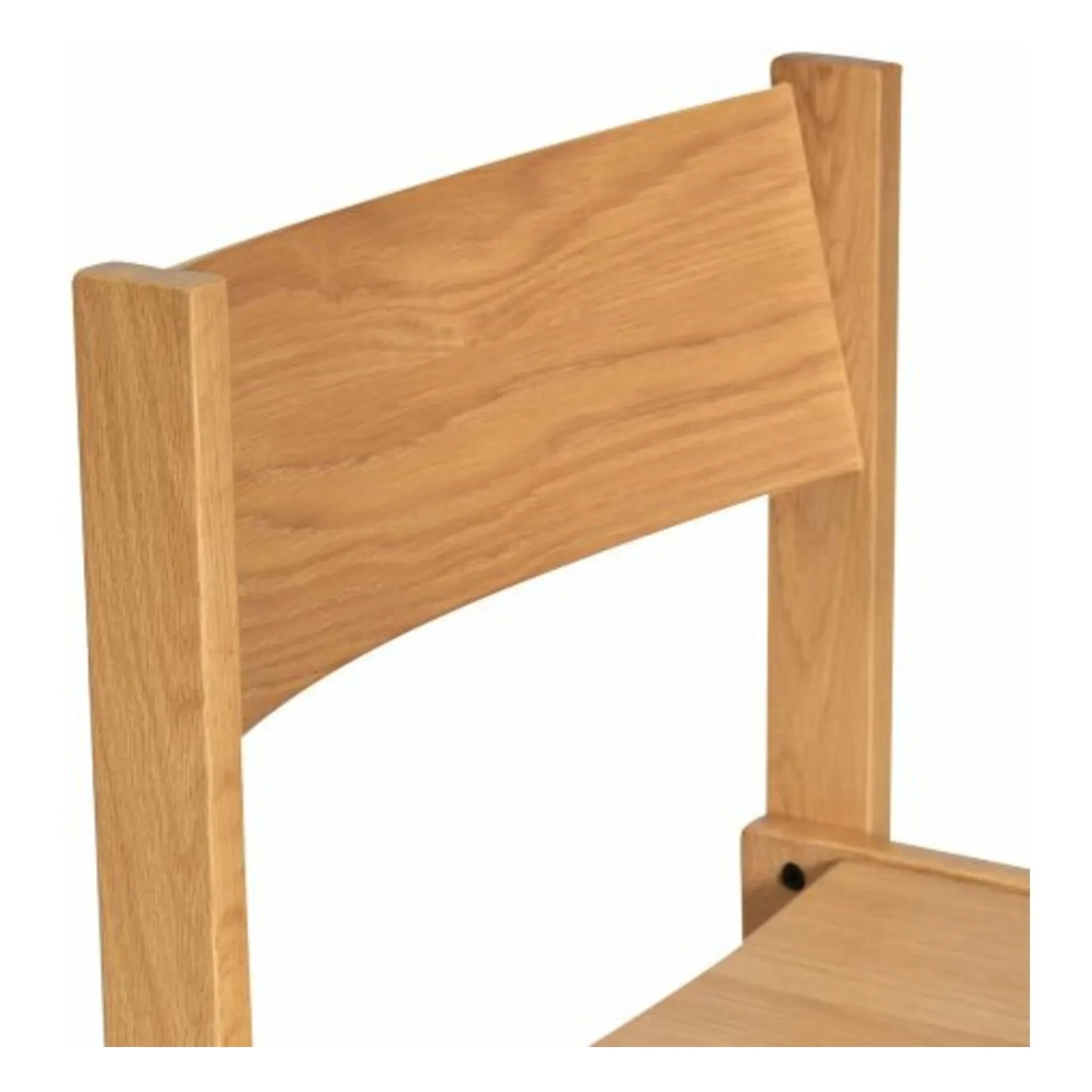 Hübsch - Silla de roble con forma