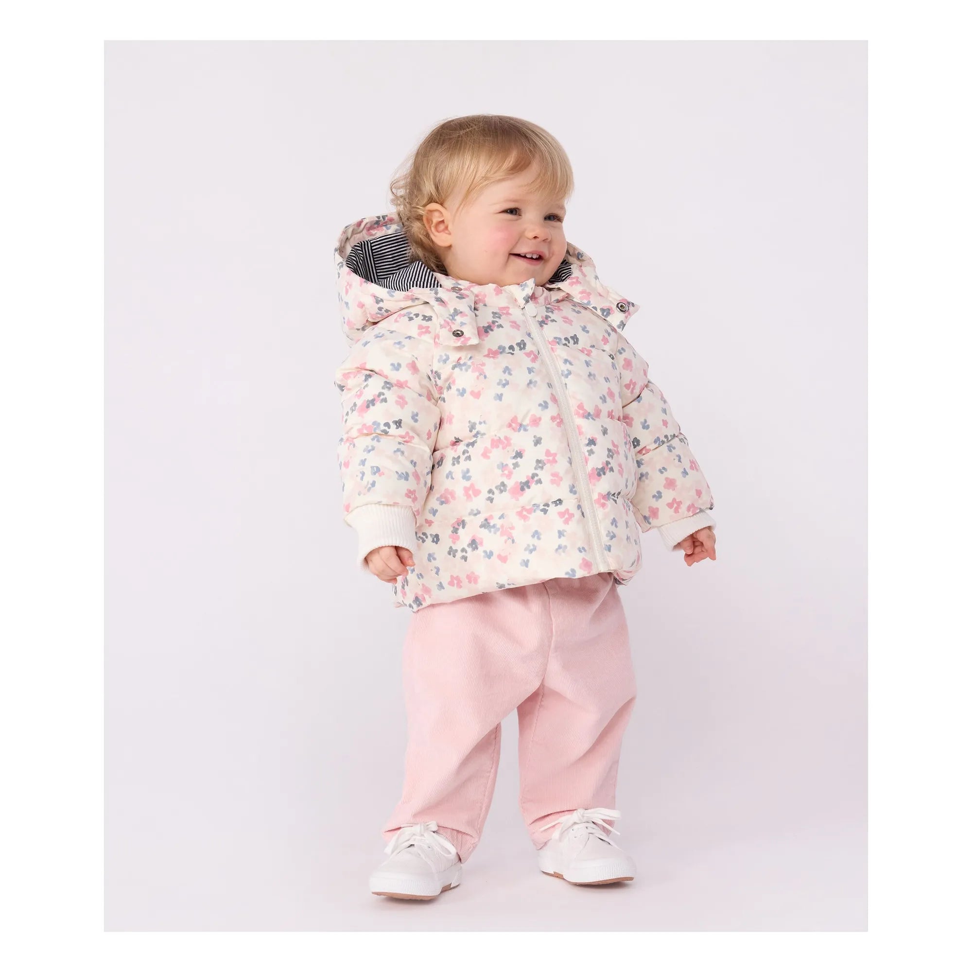 Petit Bateau - Abrigo Baby Apple | Azul marino