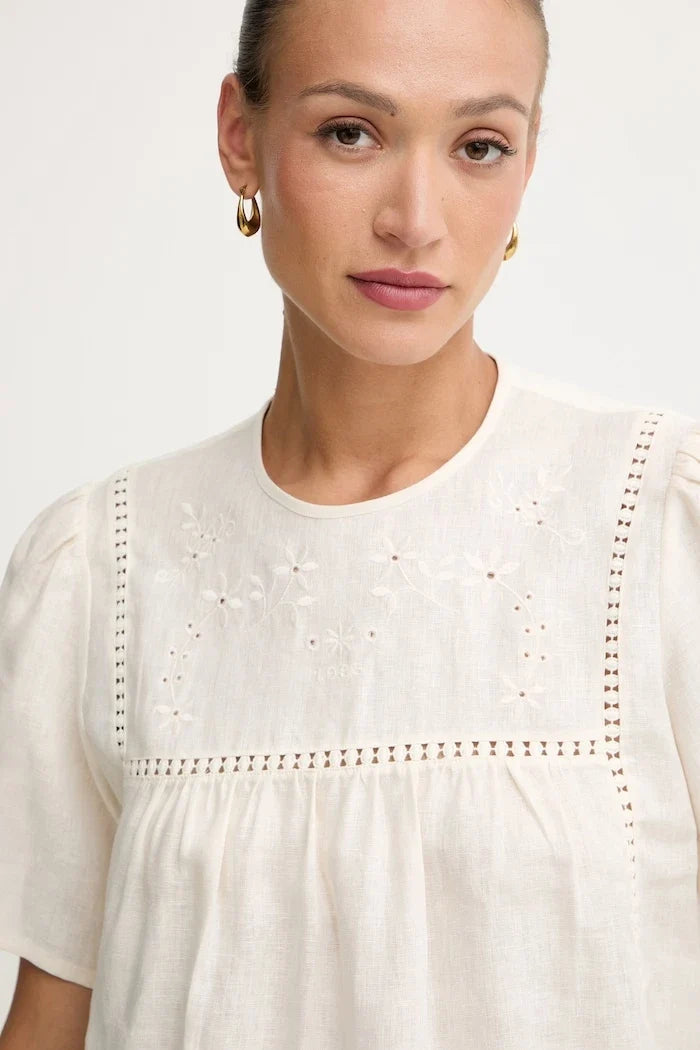Blusa de lino BACINO Weekend Max Mara para mujer