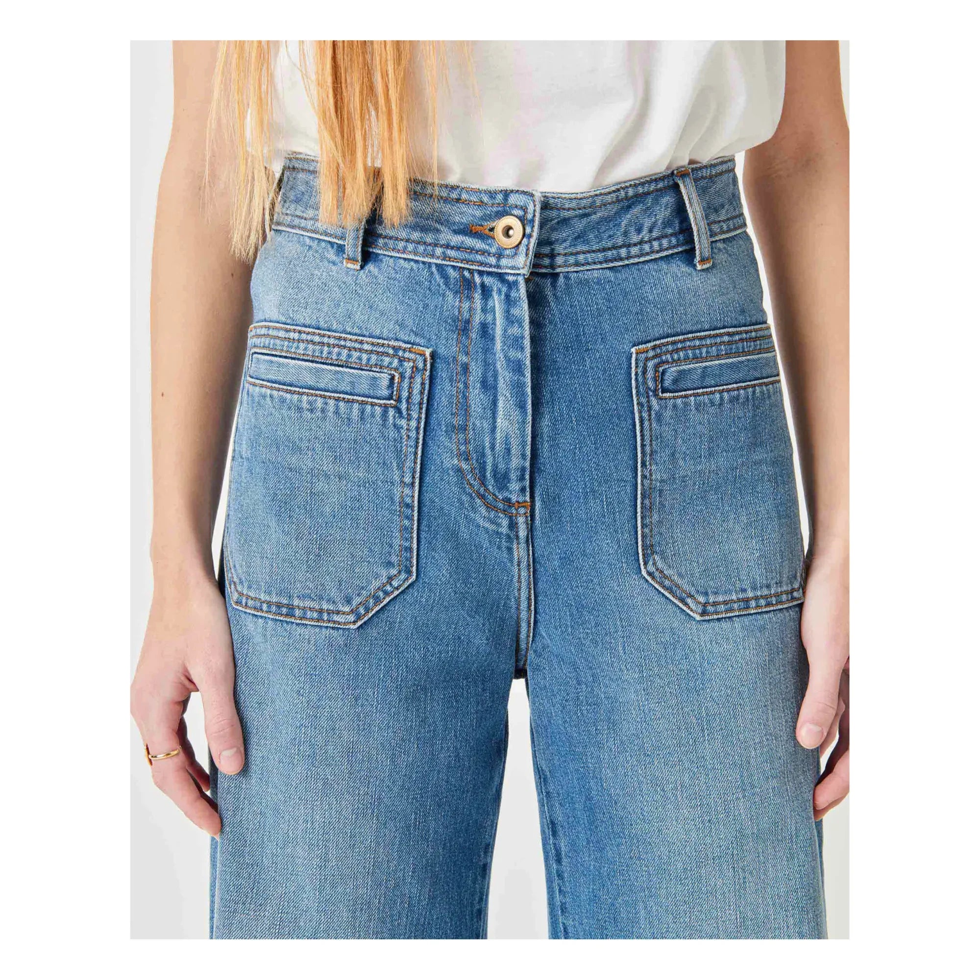 Sessùn - Jeans Johnny O de algodón orgánico | Azul
