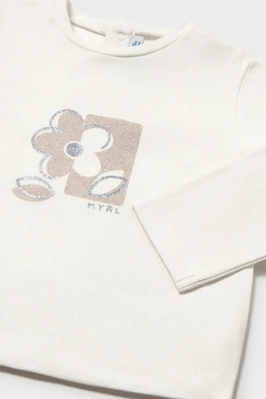 Blusa Mayoral de manga larga de algodón para niños