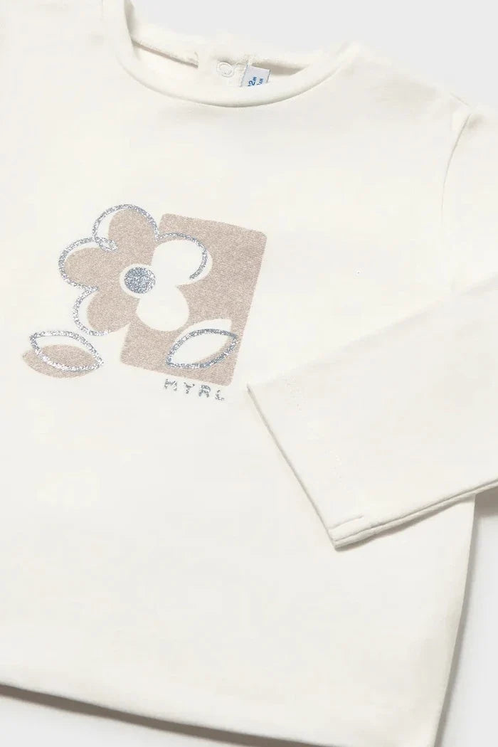 Blusa Mayoral de manga larga de algodón para niños