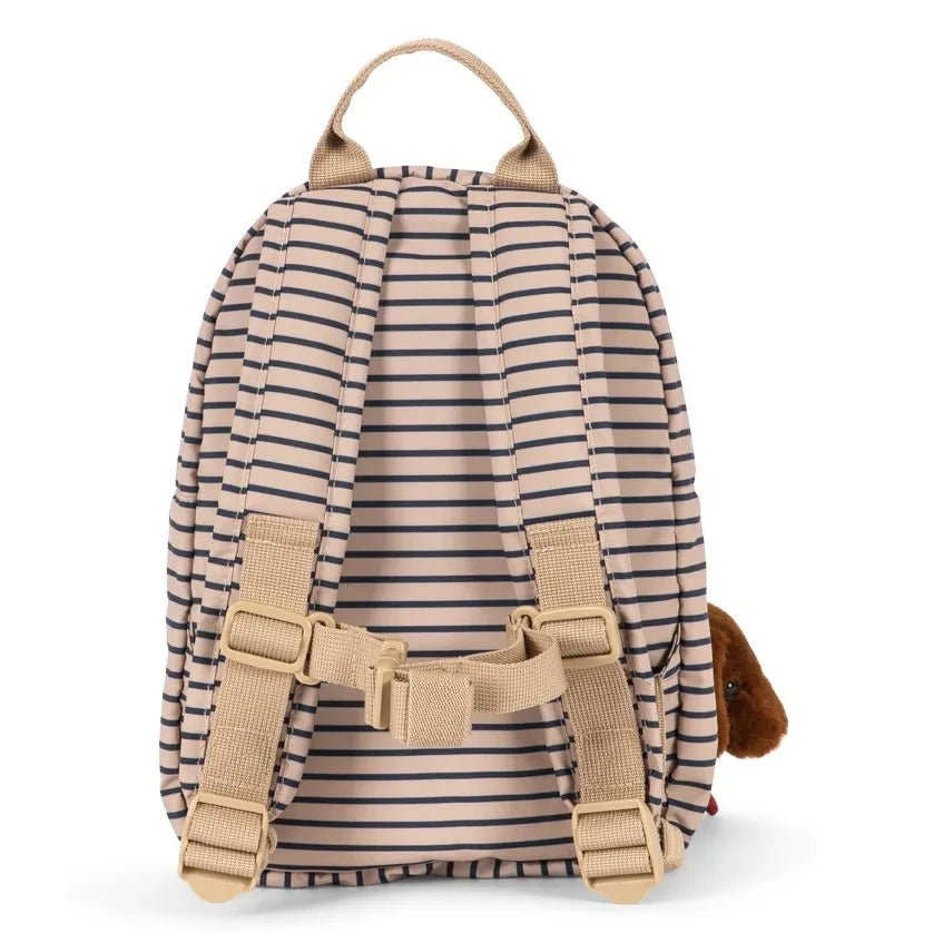 Konges Sløjd - Mochila Nohr Mini a Rayas | Beige