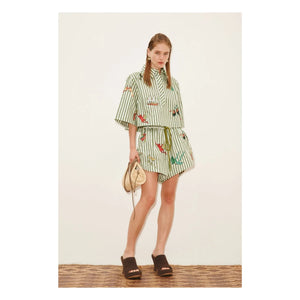 Alémais - Shorts Bisou de Algodón Orgánico | Verde