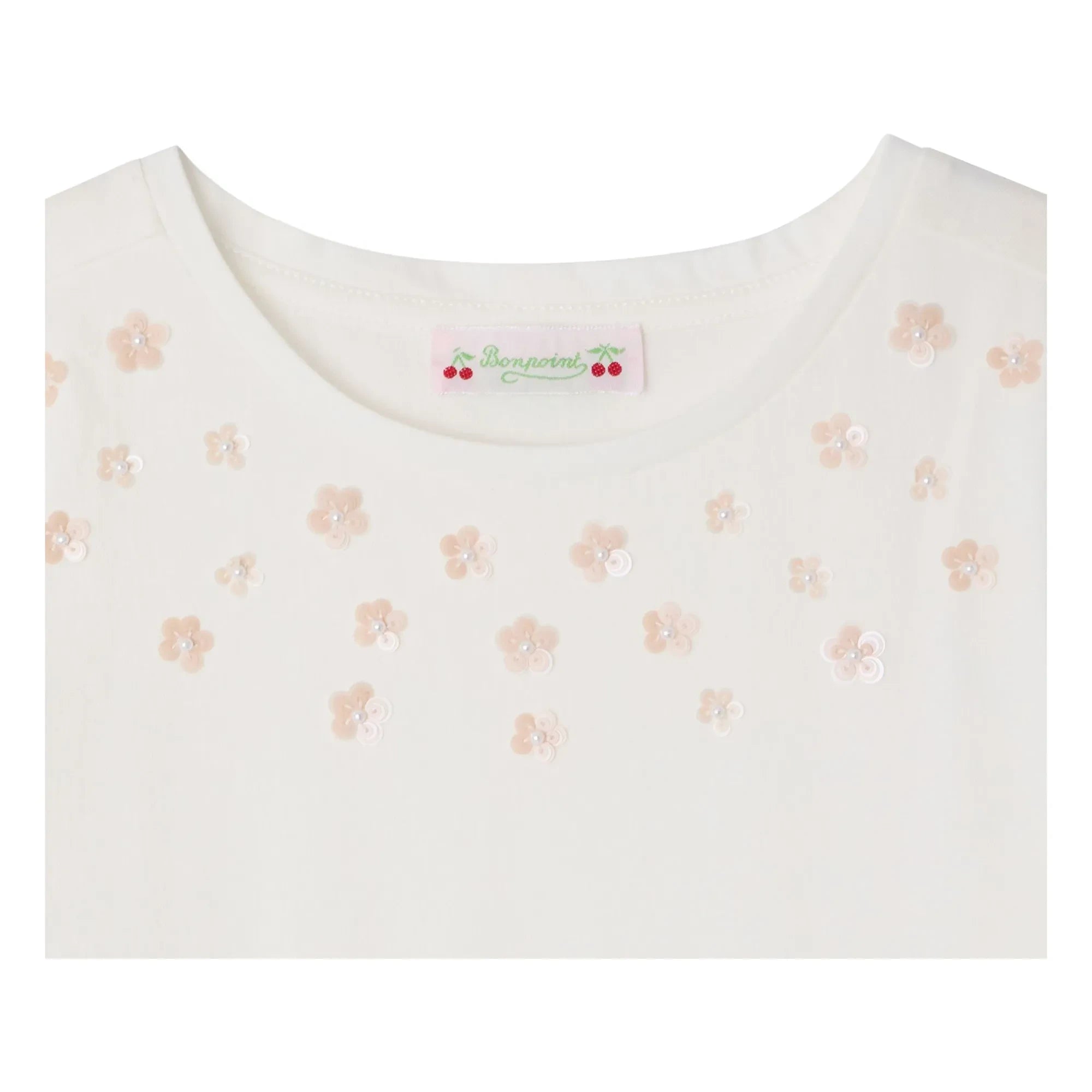 Bonpoint - Camiseta de algodón orgánico Alcala | Blanca
