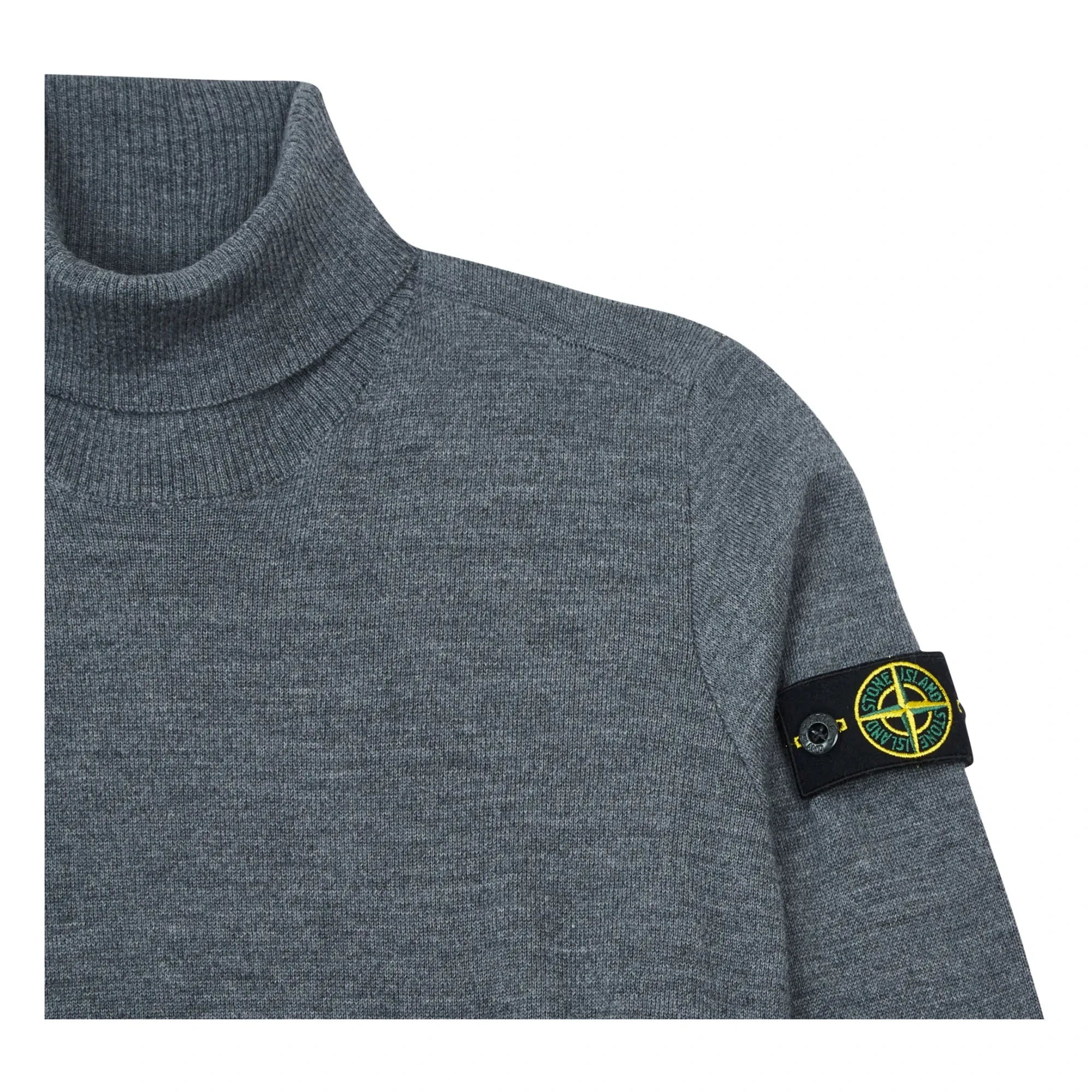 Stone Island - Jersey de cuello redondo | Gris