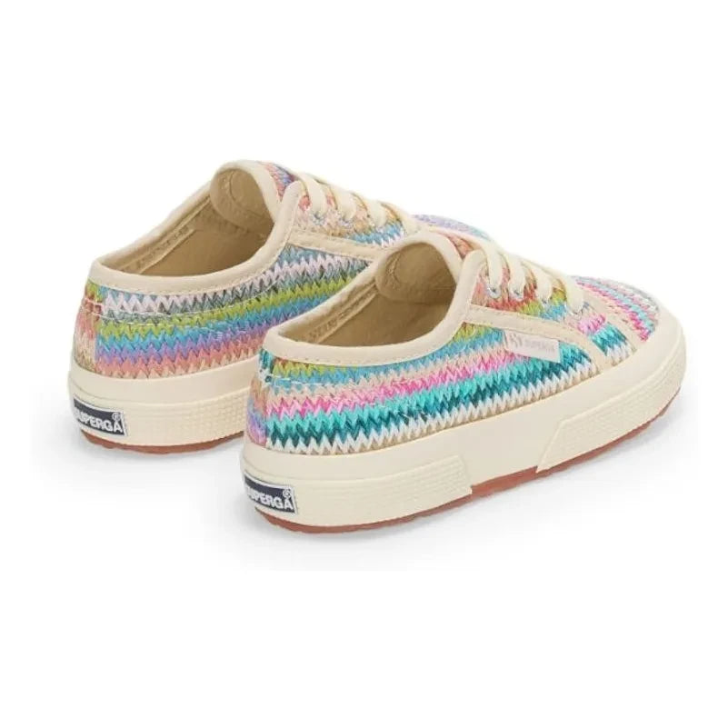 Superga - Zapatillas Deportivas con Cordones 2750 Raphia | Pastel