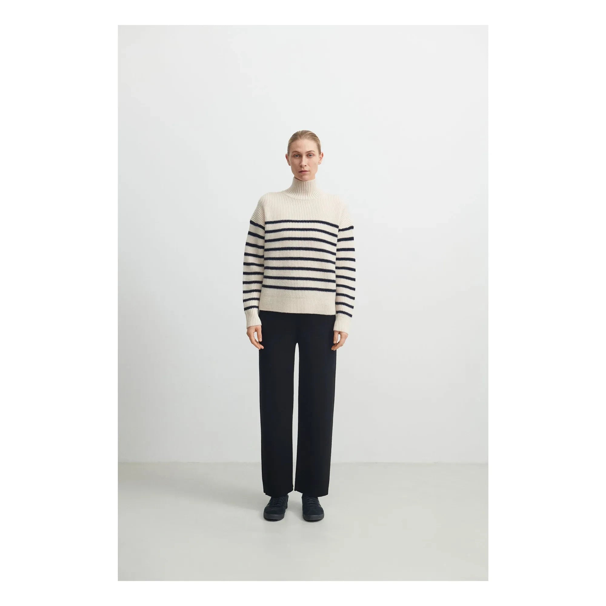FUB - Jersey de lana tipo marinero - Colección Mujer | Crudo