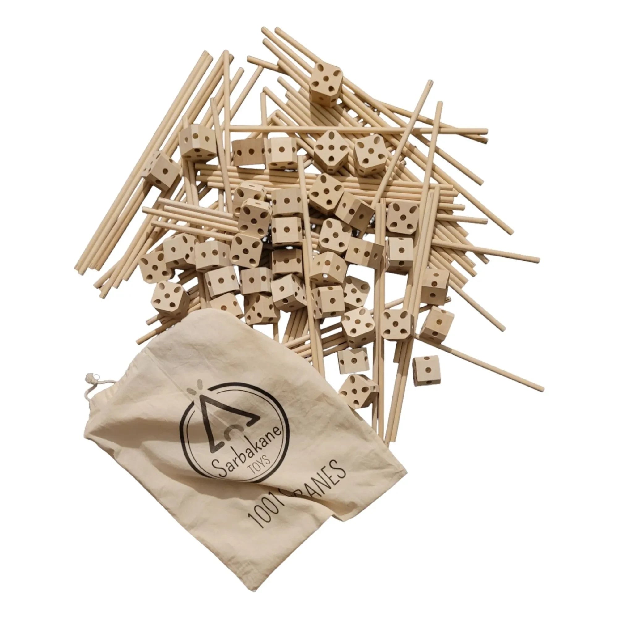 Sarbakane - Kit de Construcción de Cabaña de Castor - 111 Piezas