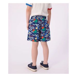 Petit Bateau - Pantalón corto de baño Glaces de fibra reciclada | Turquesa