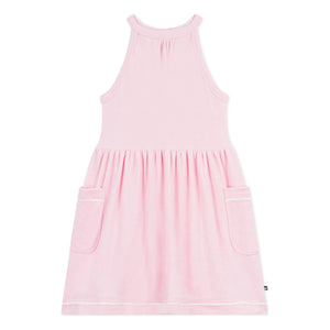 Petit Bateau - Vestido toalla rosa