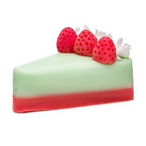 Baveal – Jabón Hidratante de Manos y Cuerpo con Diseño de Tarta de Fresa Cake Art