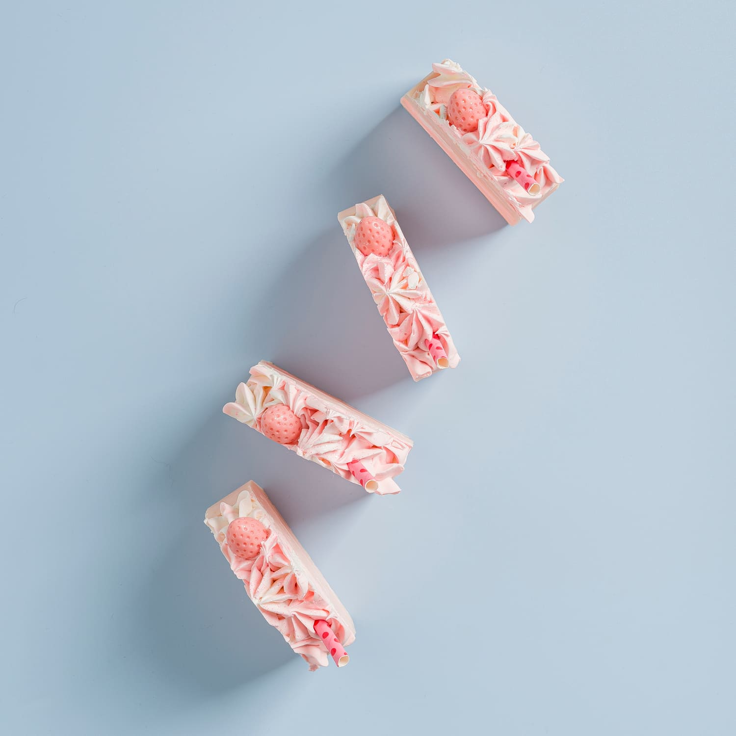 Baveal – Jabón Hidratante de Manos y Cuerpo con Diseño de Rebanada de Pastel Cake Art