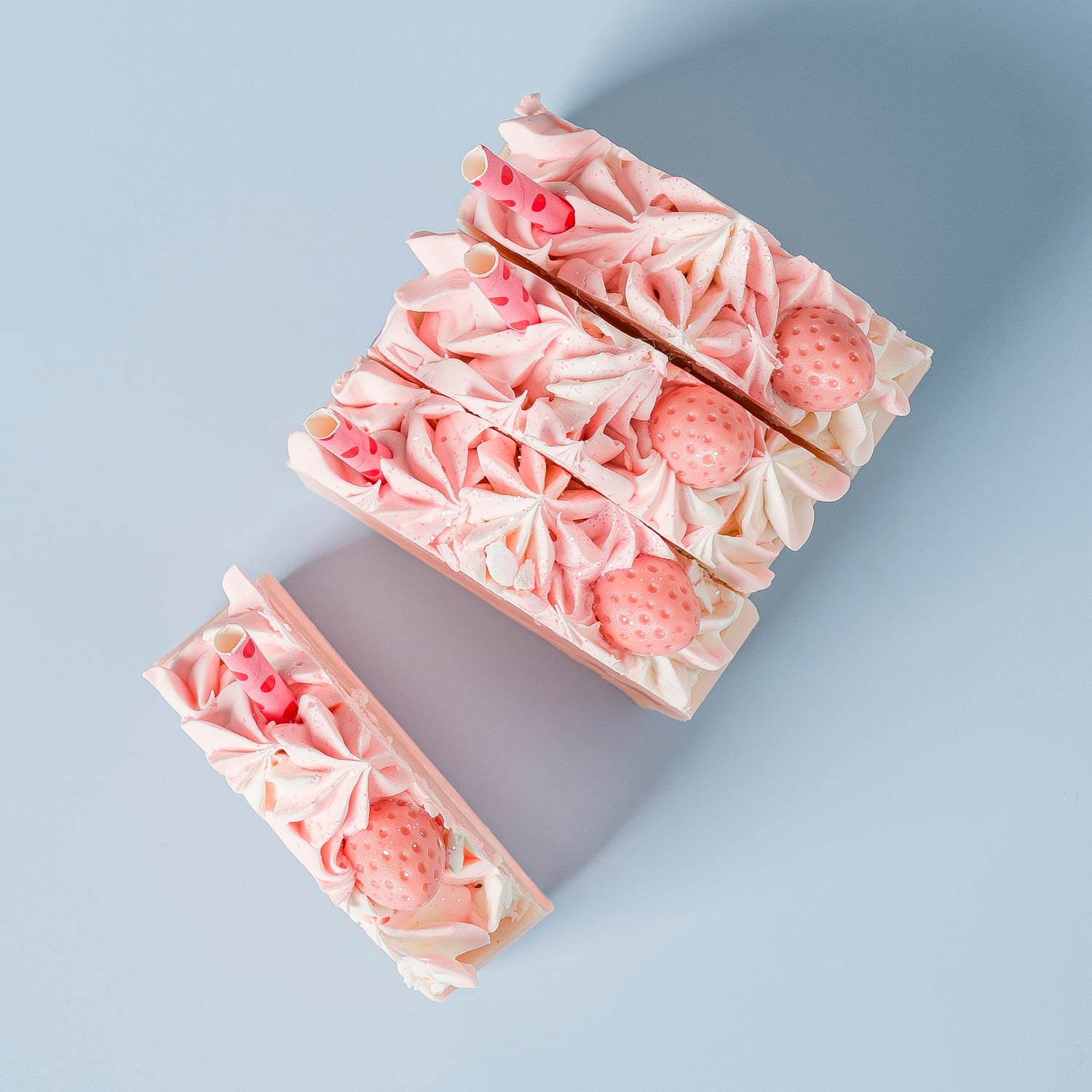 Baveal – Jabón Hidratante de Manos y Cuerpo con Diseño de Rebanada de Pastel Cake Art