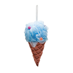 Baveal – Esponja de Baño Mediana con Forma de Cono de Helado