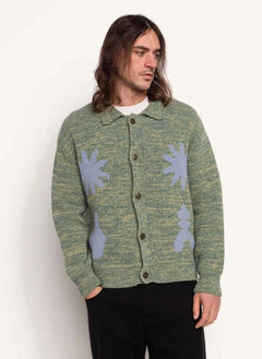 Olow - Cardigan Kalama | Verde Heather