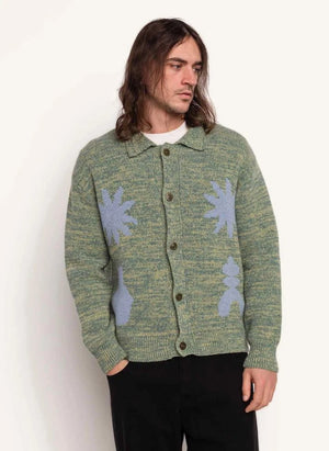 Olow - Cardigan Kalama | Verde Heather