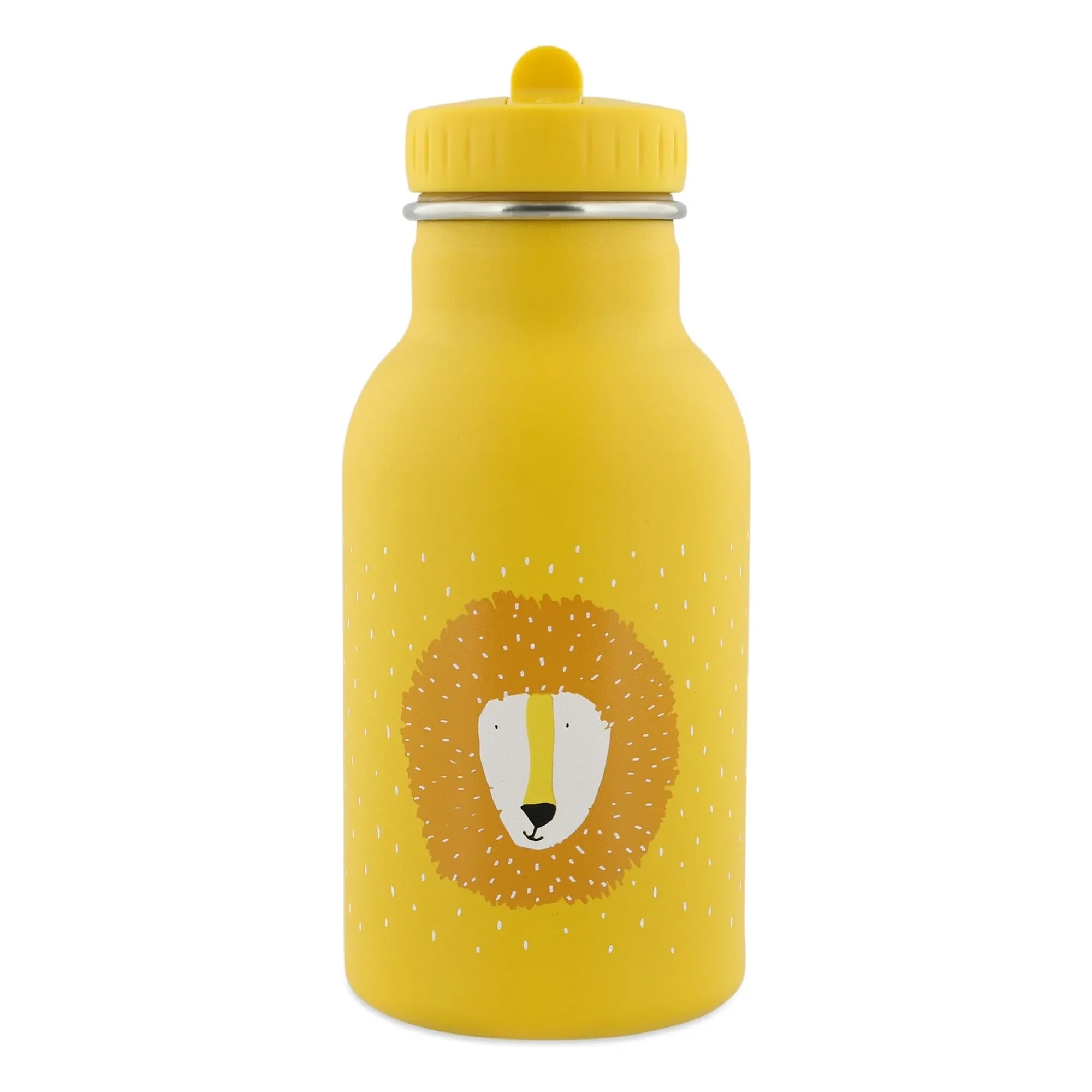 Trixie - Botella de agua aislada Mr. León 350 ml | Amarillo