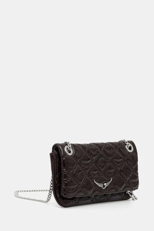 Bolso de piel ZADIG&VOLTAIRE ROCK II VINTAGE MONOGRAM