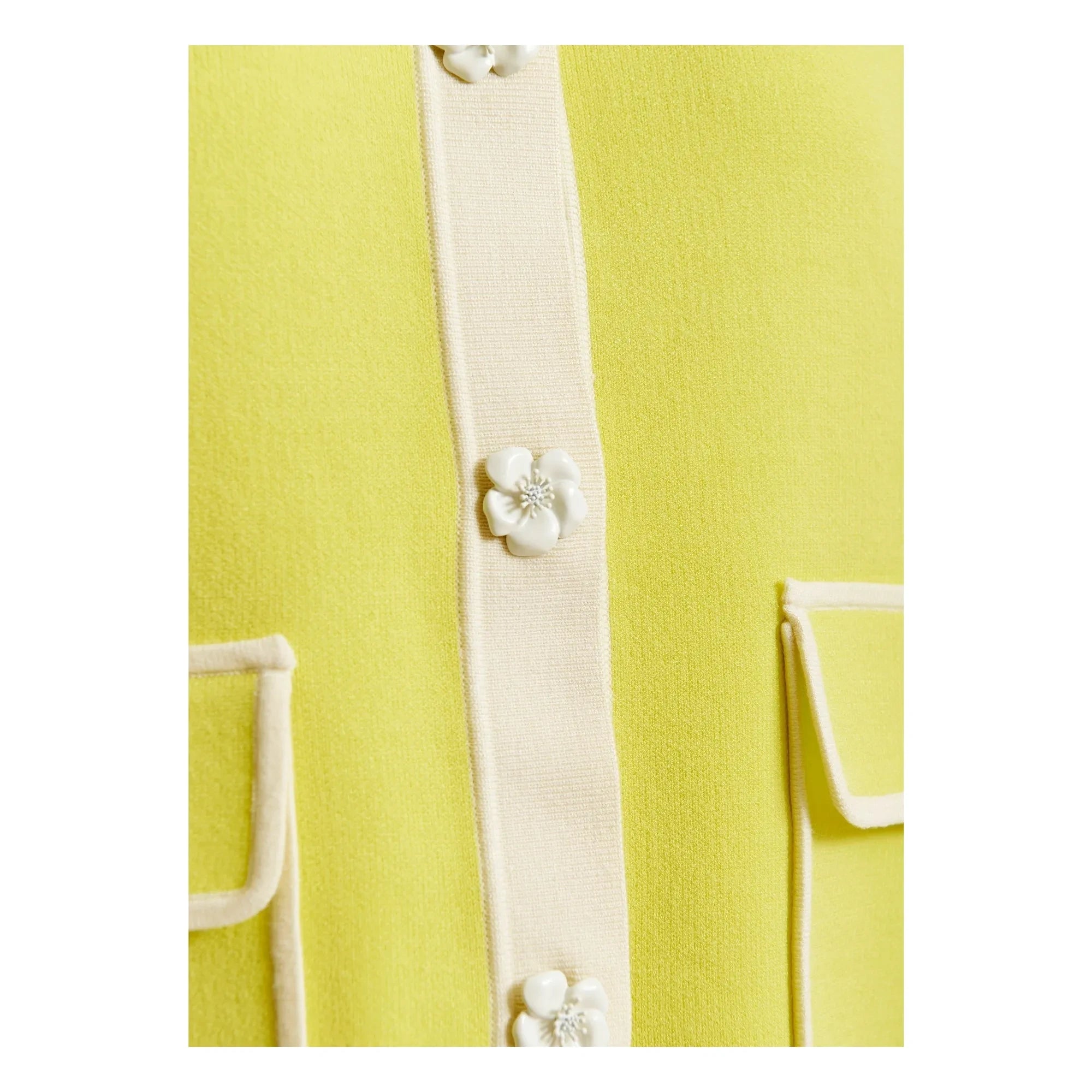 Essentiel Antwerp - Cárdigan Jugly | Amarillo limón