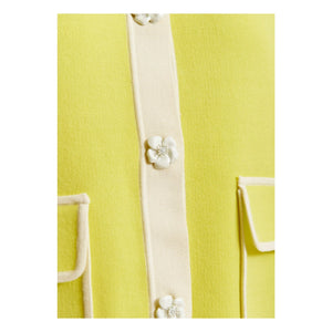 Essentiel Antwerp - Cárdigan Jugly | Amarillo limón