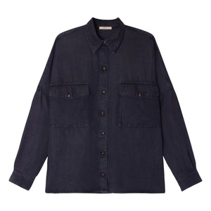Sessùn - Camisa Botaniella | Gris carbón