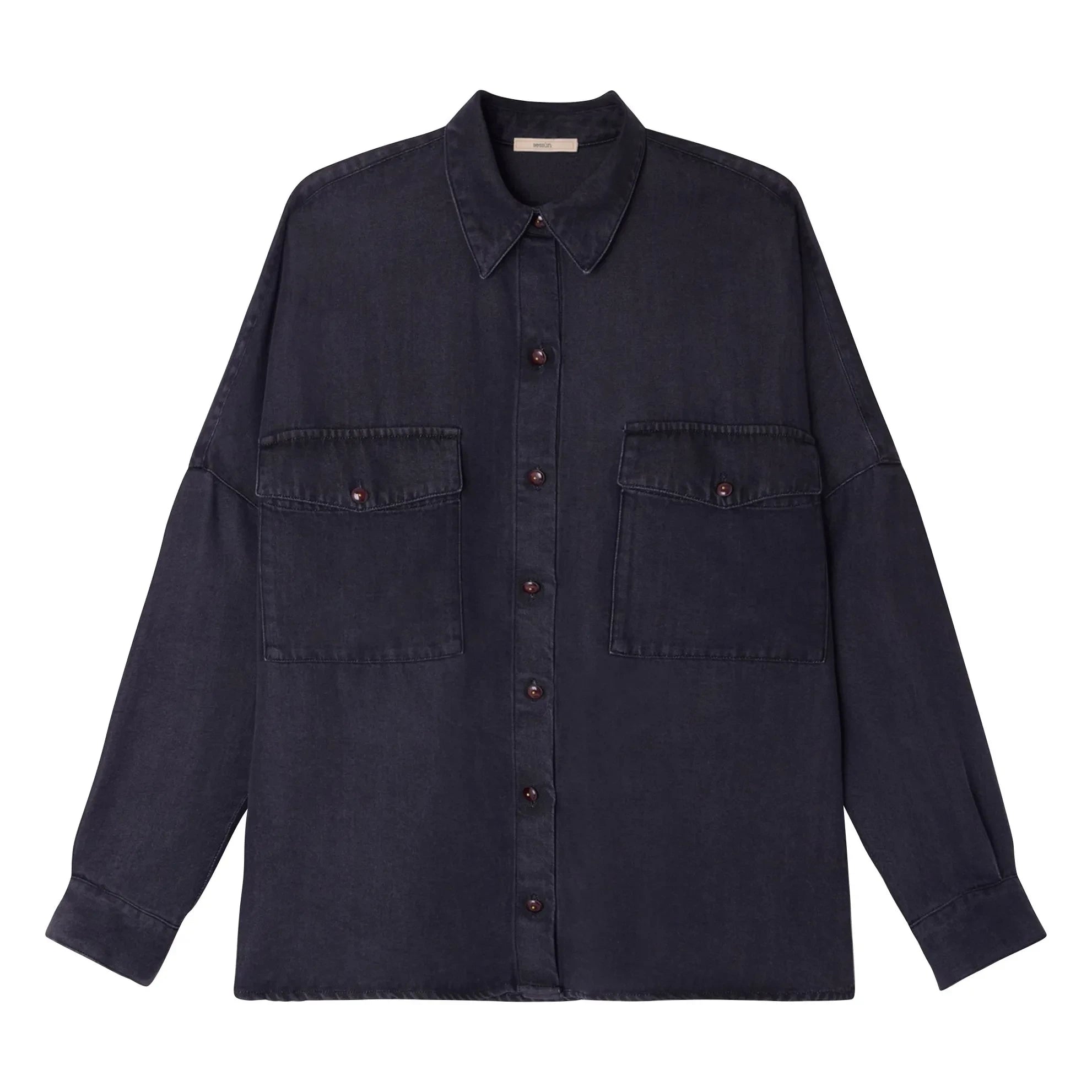Sessùn - Camisa Botaniella | Gris carbón