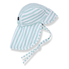 1+ in the family - Gorro a rayas Eivissa | Verde almendra
