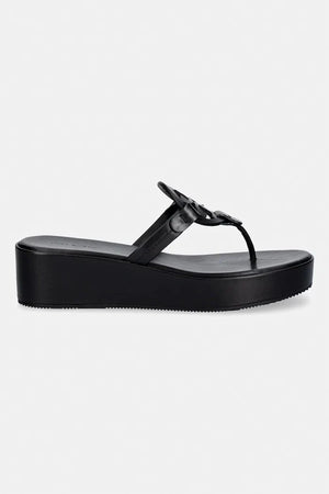 Chanclas de cuña Miller de piel para mujer de Tory Burch