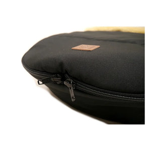 Kaiser - Saco de piel de oveja prémium para pies | Negro