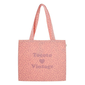 Tocoto Vintage - Bolso Tote Leopardo | Coral