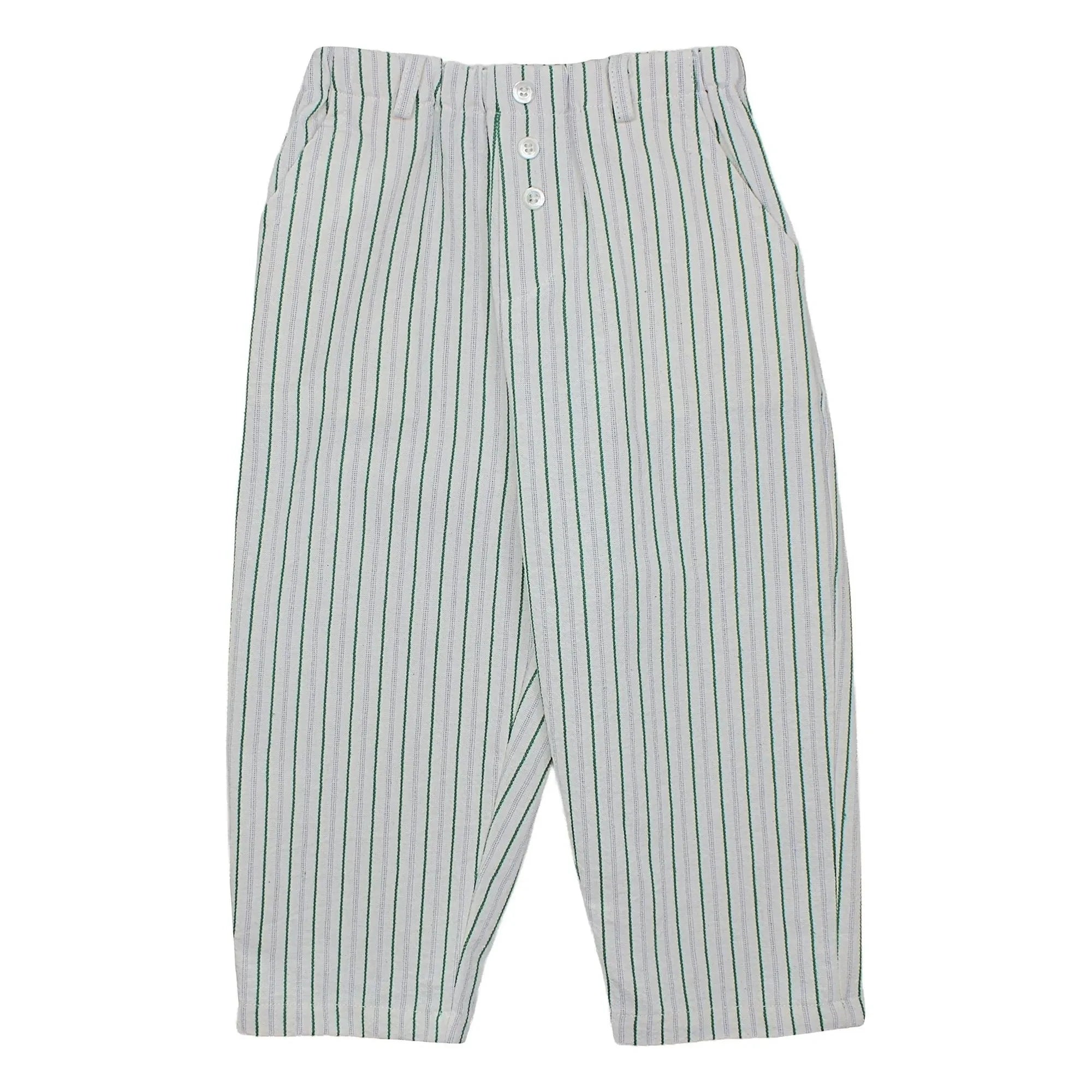 Babe & Tess - Pantalón de rayas Tommaso | Verde