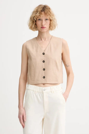 Marc O'Polo chaleco de lino para mujer