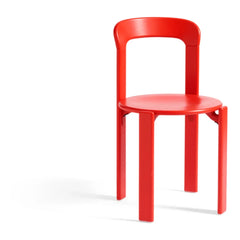 Hay - Silla de madera lacada Rey - Bruno Rey | Rojo