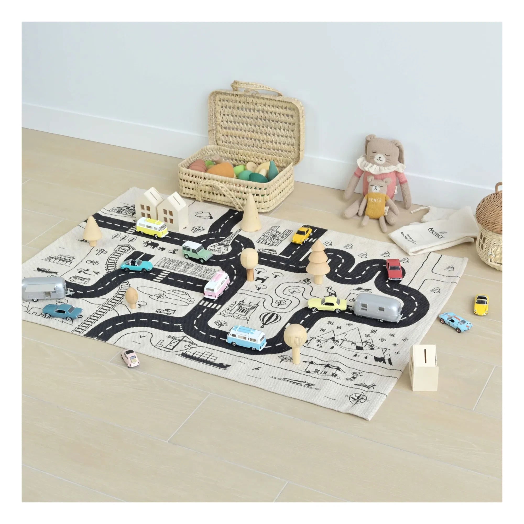 Norev - Alfombra de juego de Carreteras de Francia