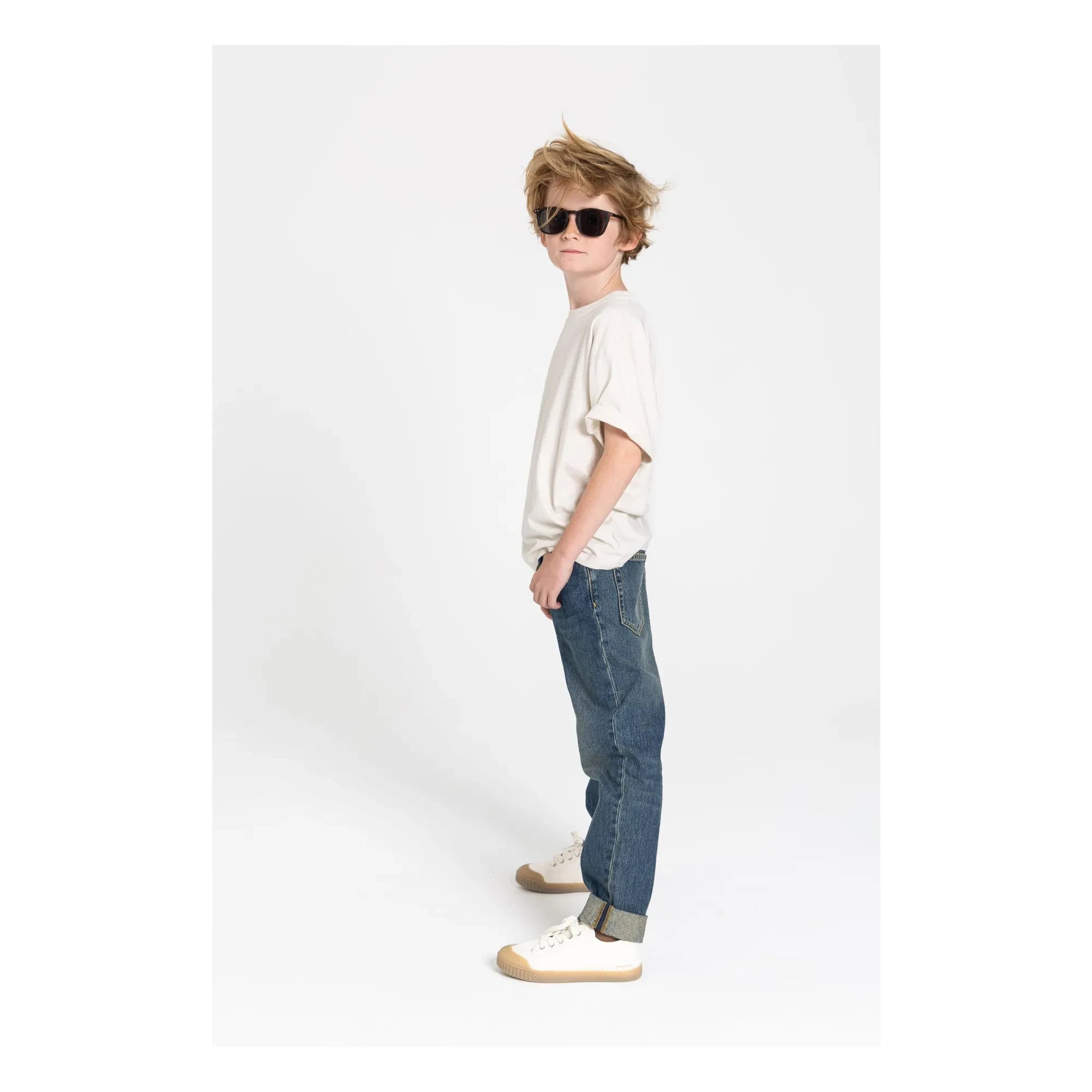 Smallable Kid - Camiseta de algodón orgánico Nils | Avena