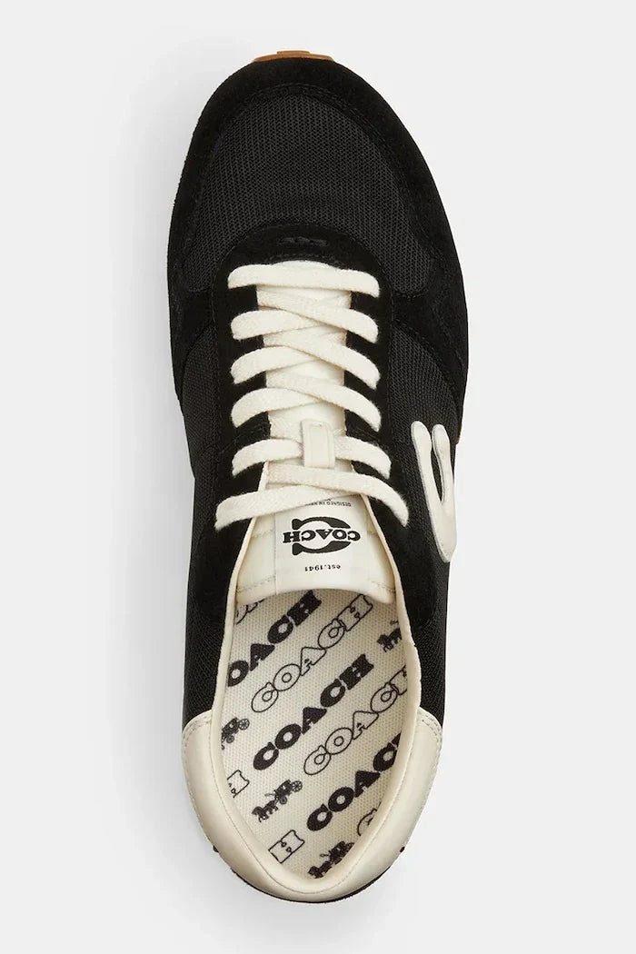 Zapatillas de cuero para hombre Coach Retro Runner