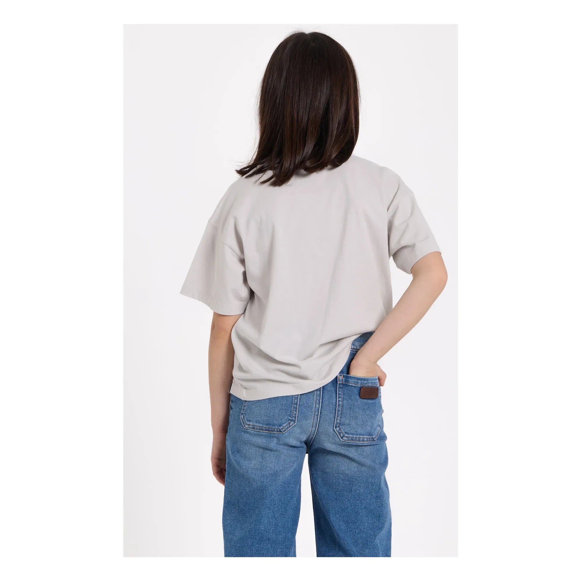 Panal de abeja - Camiseta Queen de algodón orgánico | Gris perla