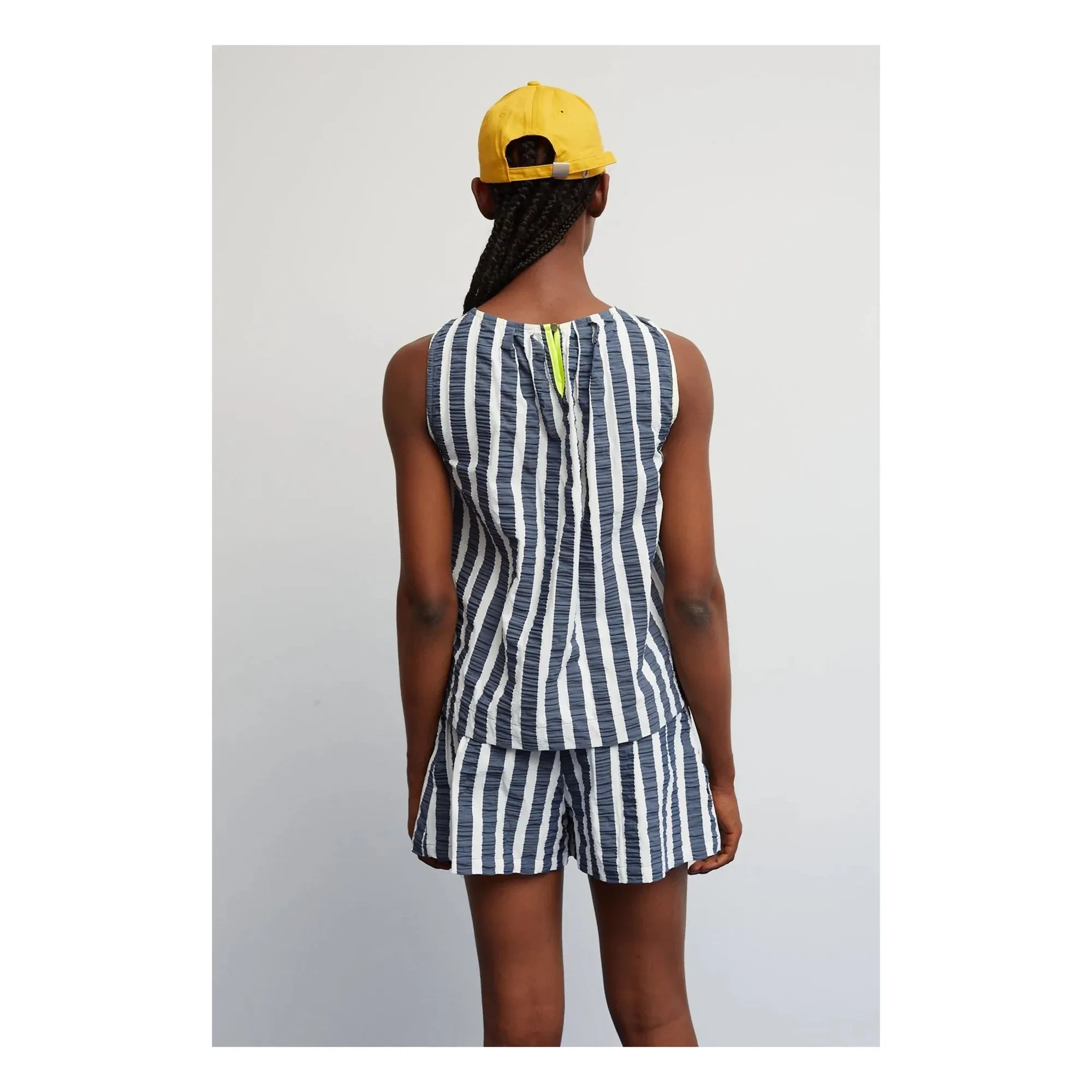 Dr Bloom - Blusa de rayas Fresco | Azul marino