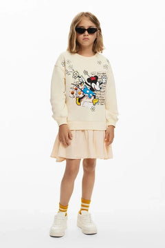 Vestido de algodón Desigual para niños