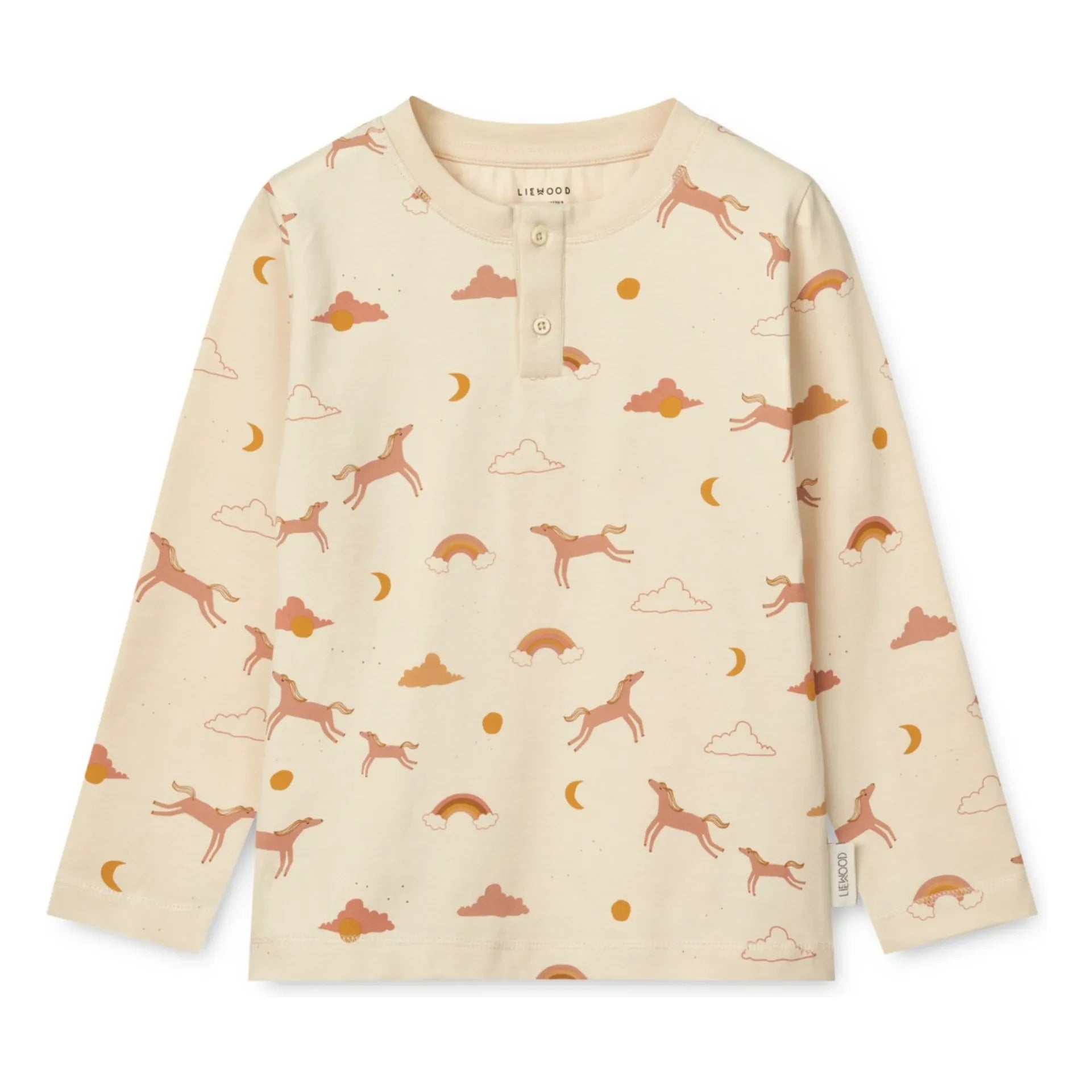 Liewood - Pijama Wilhelm Dream de algodón orgánico | Crema