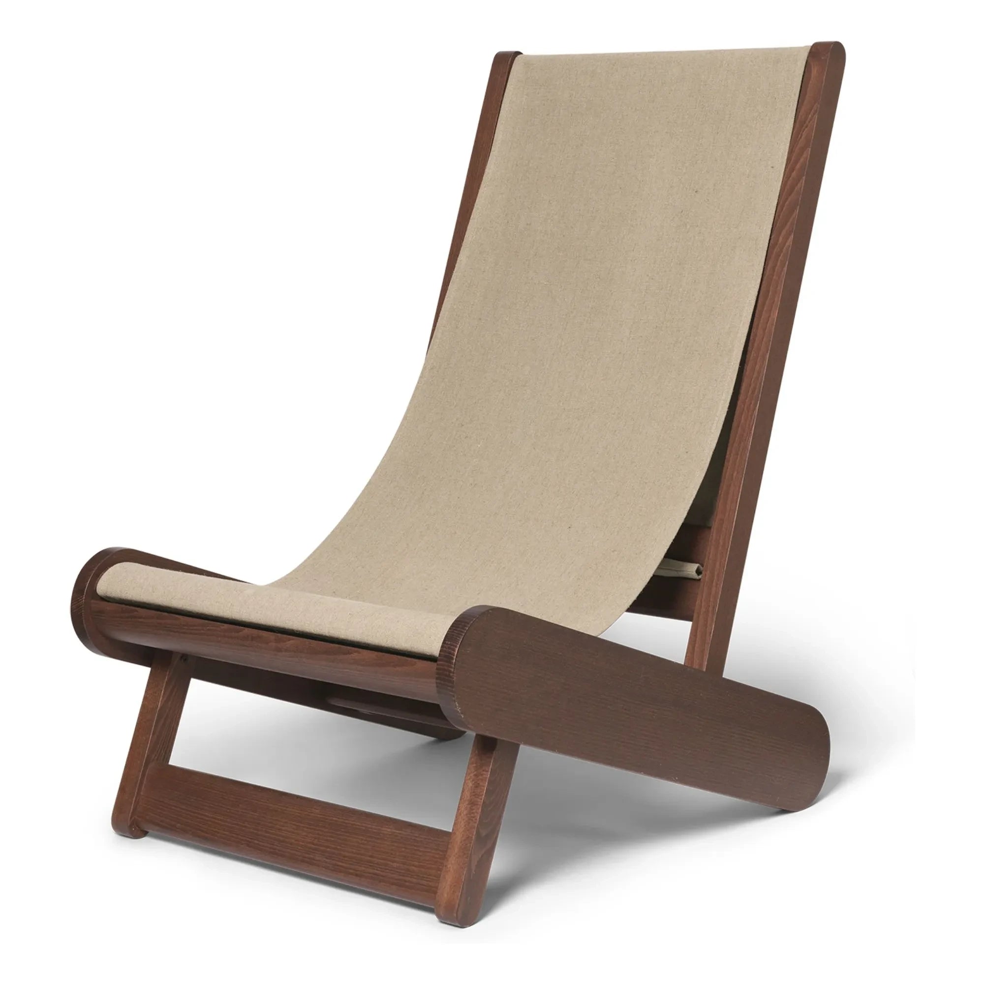 Ferm Living - Silla lounge Hemi | Marrón