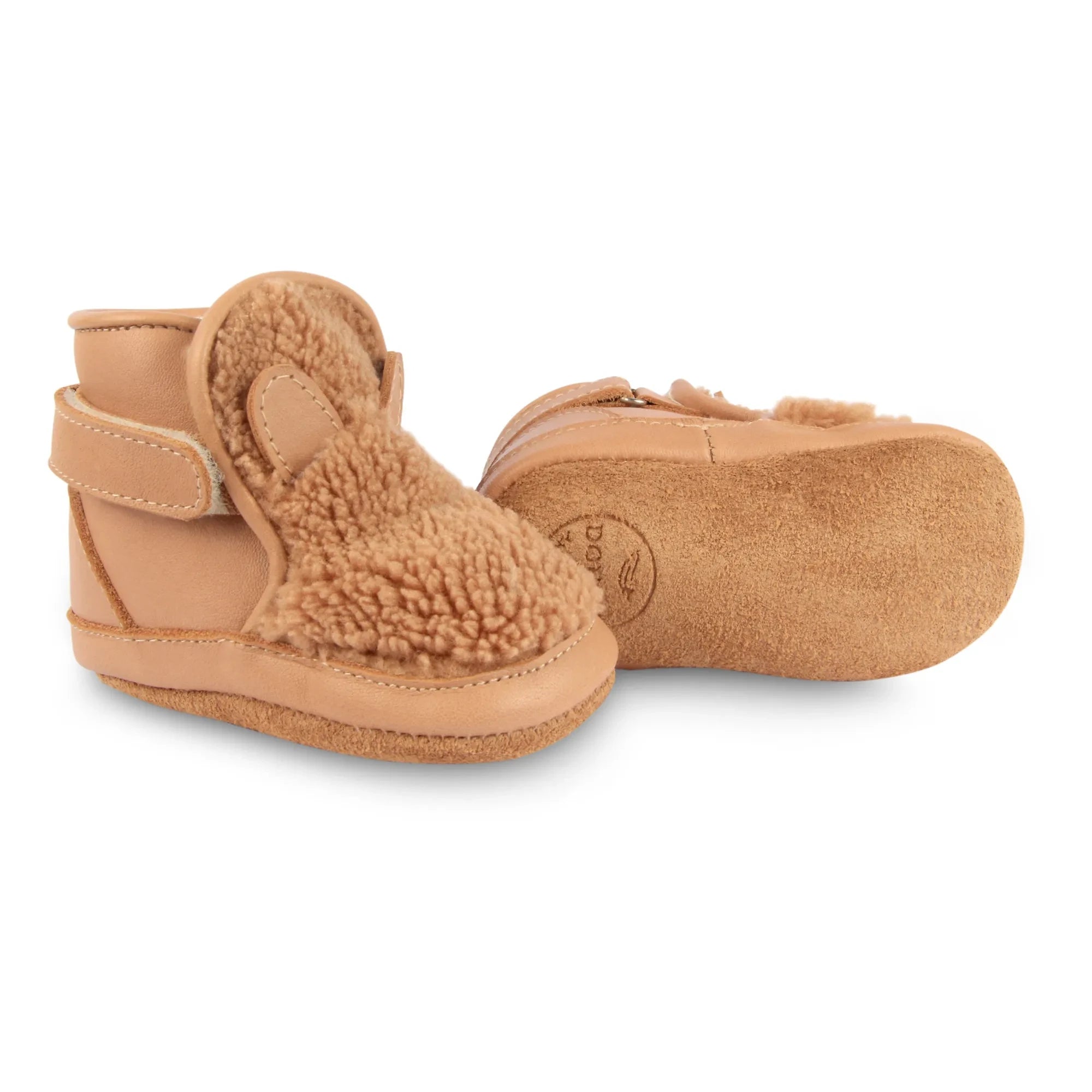 Donsje - Richy Botines de piel de oso forrados | Marrón glacé